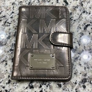 Michael Kors Gunmetal Passport Holder